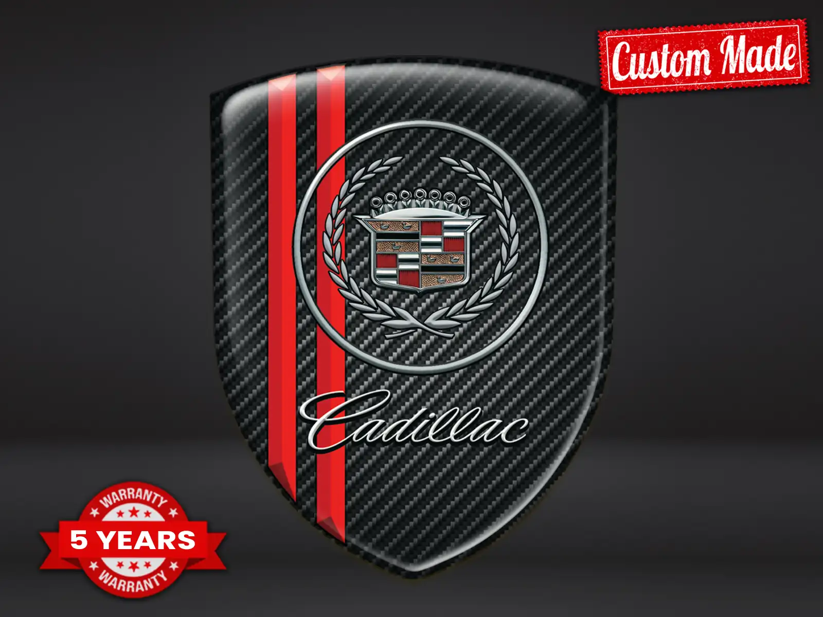 Cadillac Pegatinas Logo Personalizadas Estilo Máximo Duradero Pro